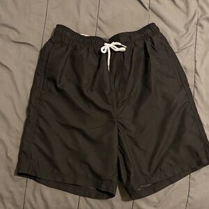 Croft & Barrow Men's Black Swim Trunks